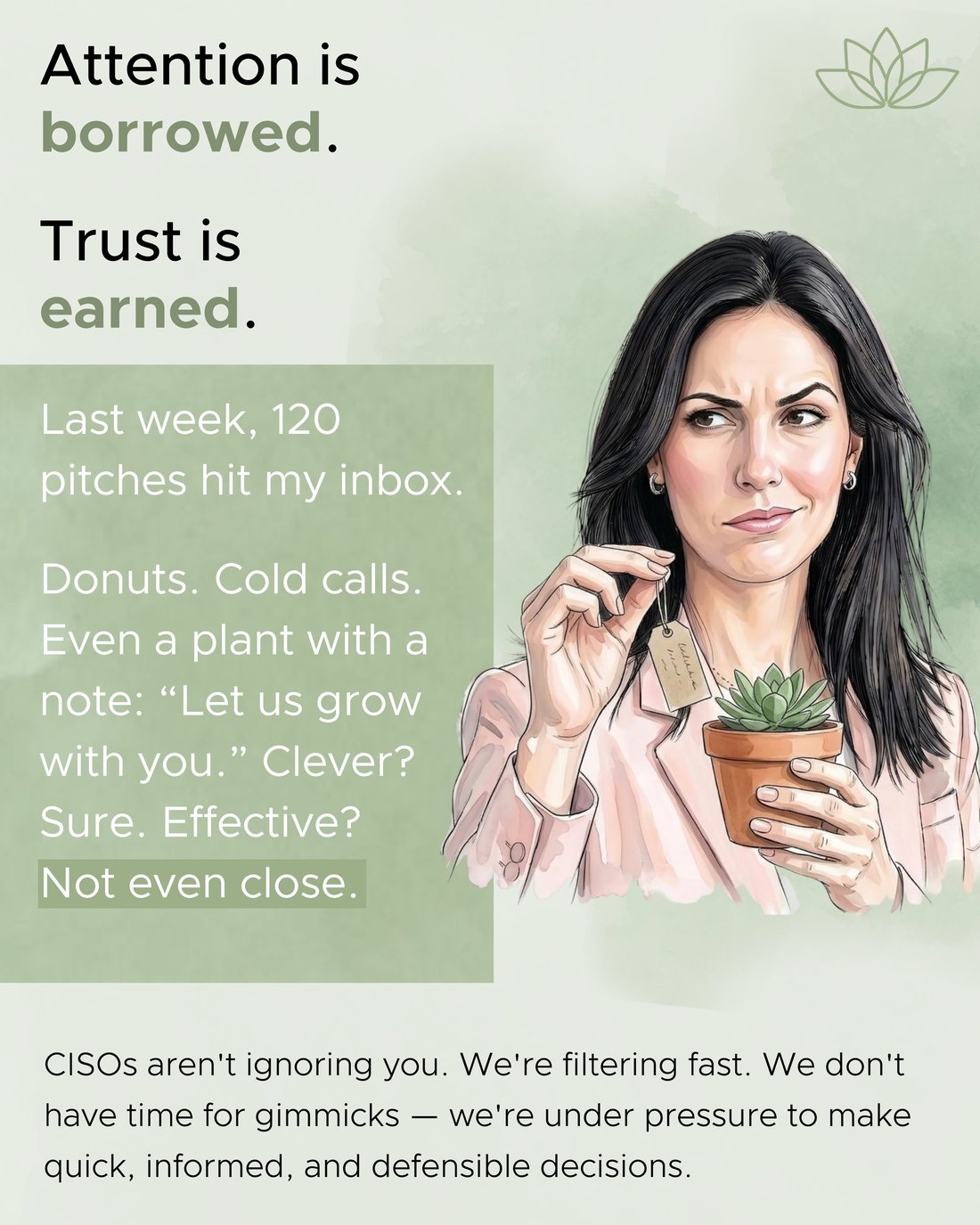 Aysha Khan — attention is borrowed, trust is earned.